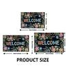 Cute Letter Printed Door Mat Suitable for Entrance Bedrooms and Kitchens, Machine Washable Room Decoration Carpets