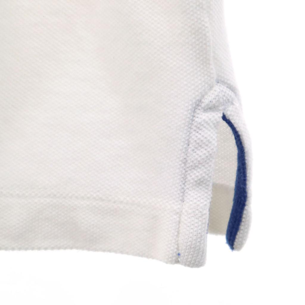 NAUTICA Color scheme Short sleeve Polo shirt XL white Fawn Men's Used