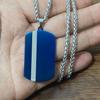 Titanium Steel Geometric Pendant Chain For Men Fashionable Casual Accessory