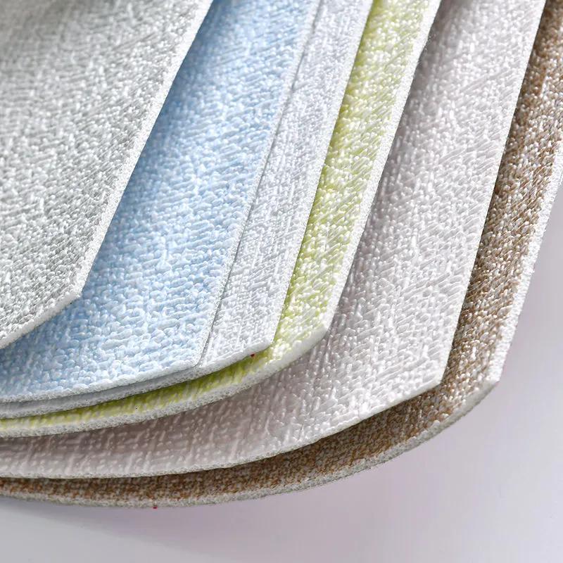 3D Self-Adhesive Linen Wallpaper: Thickened, Moisture-Proof, Light-Blocking, Thermal Insulation, Fire Retardant Aluminum Foil.