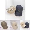 Geometric Letter Embroidered Baseball Cap With Sun Protection For Casual Wear
