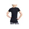 Under Armour Seamless Training Sports T-Shirt Women Tops Black 1351604-001