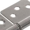 A84X-3 Inch Silver Tone Stainless Steel 360 Degree Rotating Window Door Flag Hinge 10 Pieces