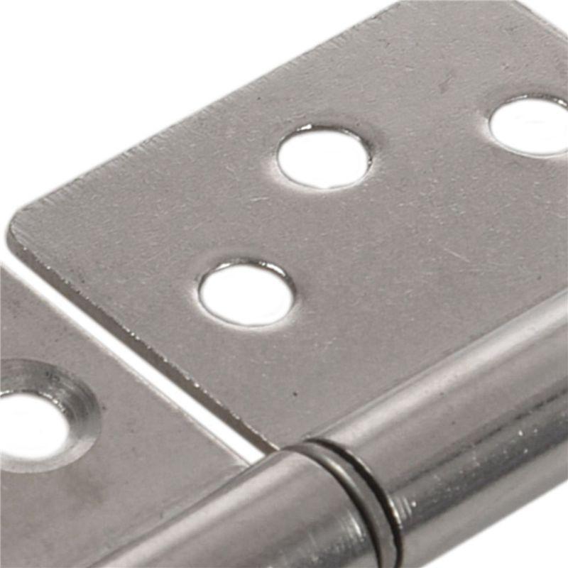 A84X-3 Inch Silver Tone Stainless Steel 360 Degree Rotating Window Door Flag Hinge 10 Pieces