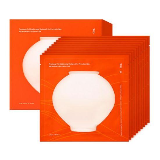 Pyunkang Yul Brightening Porcelain Skin Mask Pack 25ml × 10 Sheets