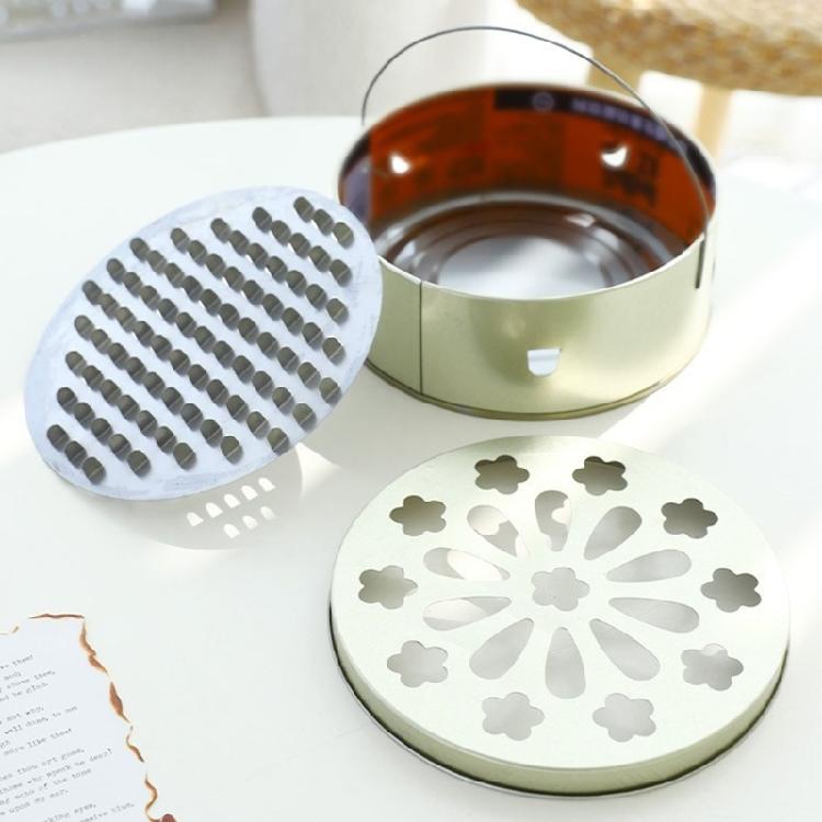 Mosquitoes Expel Tray Box Featuring Carrying Handle And Removable Lid Portable Outdoor Essential With Ventilation Holes