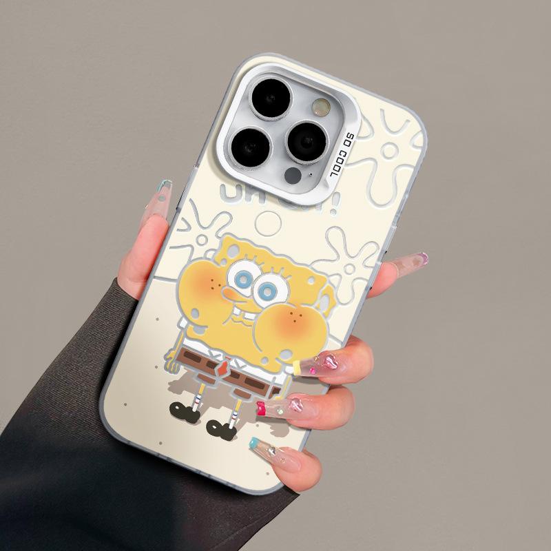 Applicable To Apple 11 Huawei Mate11pro Mobile Phone Case Apple 11promax New Tooth-showing SpongeBob SquarePants