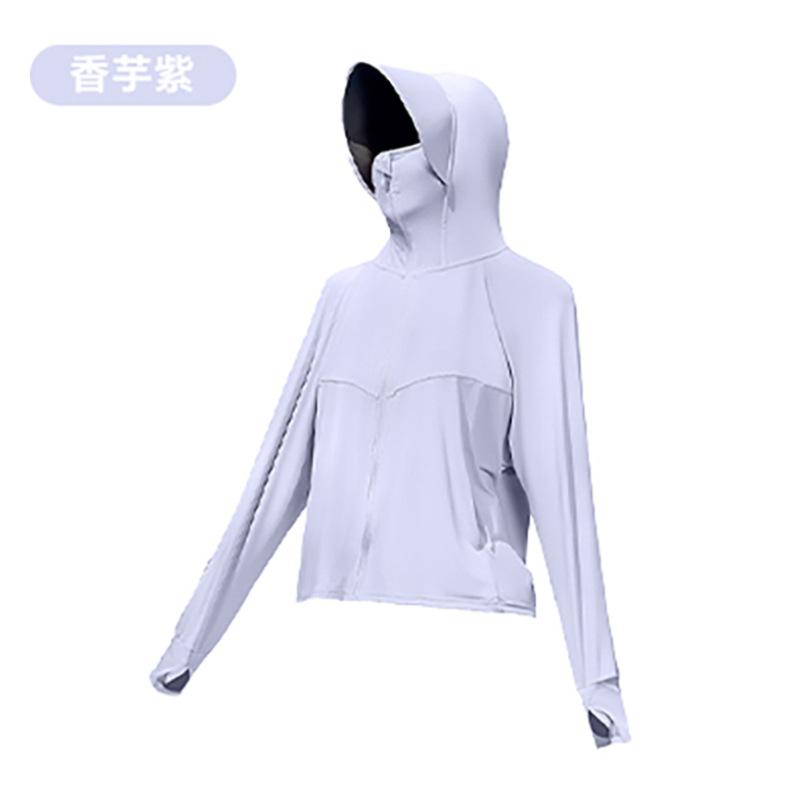 Women's cooling sun-protective shirt, summer thin UV-blocking long-sleeve jacket, 1011 new original yarn outdoor sun-protective clothing