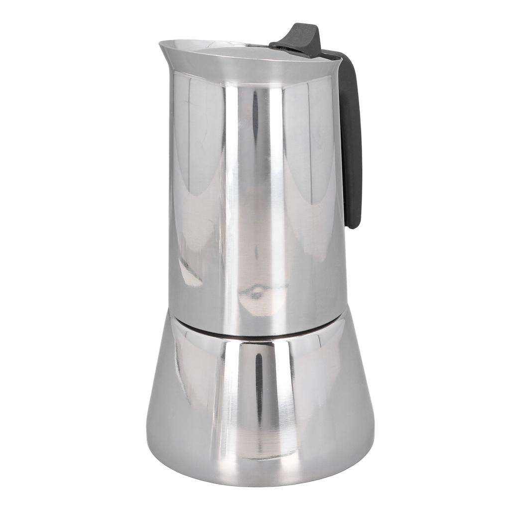 Stovetop Moka Pot 430 Stainless Steel Portable Stovetop Coffee Making Pot for Induction Cooktops 9
