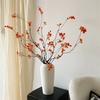 3 Pcs Faux Fall Leaves Stems Artificial Ficus Branches Fall Ficus Foliage