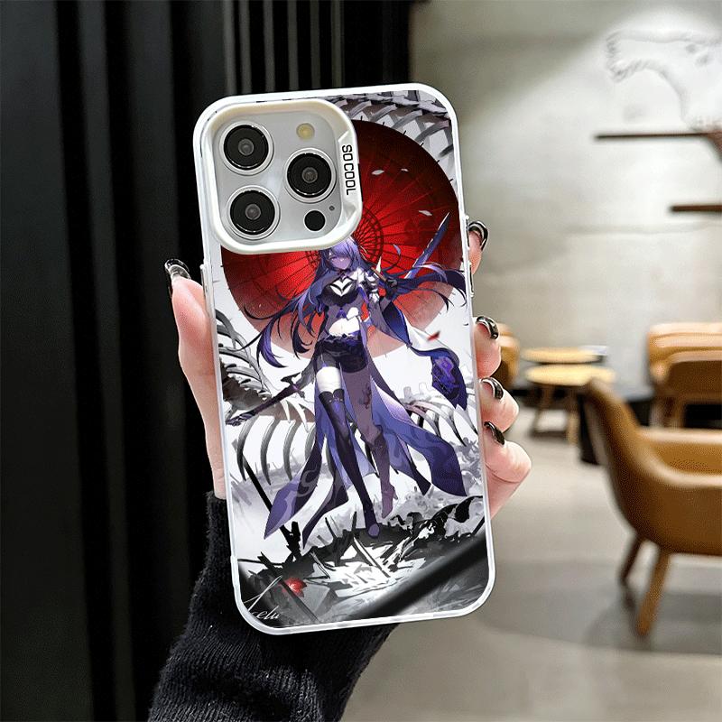 Honkai Star Rail Acheron Soft Phone Case for iPhone 15 16 17 Pro Max 17Air 16E 14 Plus 13 12 Mini Shockproof Cover Back Shell