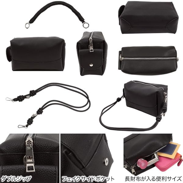 Kobe Lettuce Handbag with Designer Large Capacity Shoulder Faux Size White Women's Handles, Bag, Leather, M, [B1634]