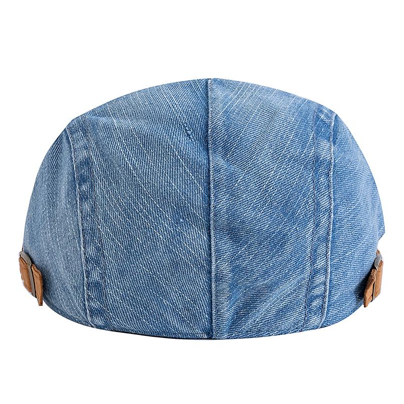 New Style Summer Outdoor Flat Hat Sports Cotton Beret Caps Solid Color Casual Peaked Caps Unisex Cowboy Stylish Sun Hats