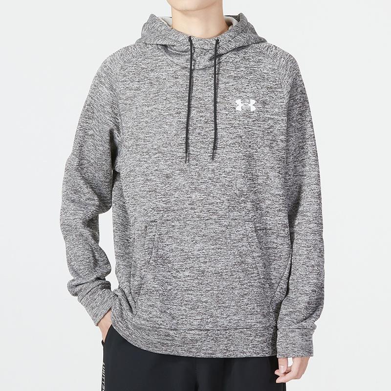 Under Armour Sweatshirts Men's Gray Hooded Moderate Regular Unisex 1373405-001