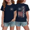 Boys' And Girls' Printed Fashion Casual Short-Sleeve T-Shirts