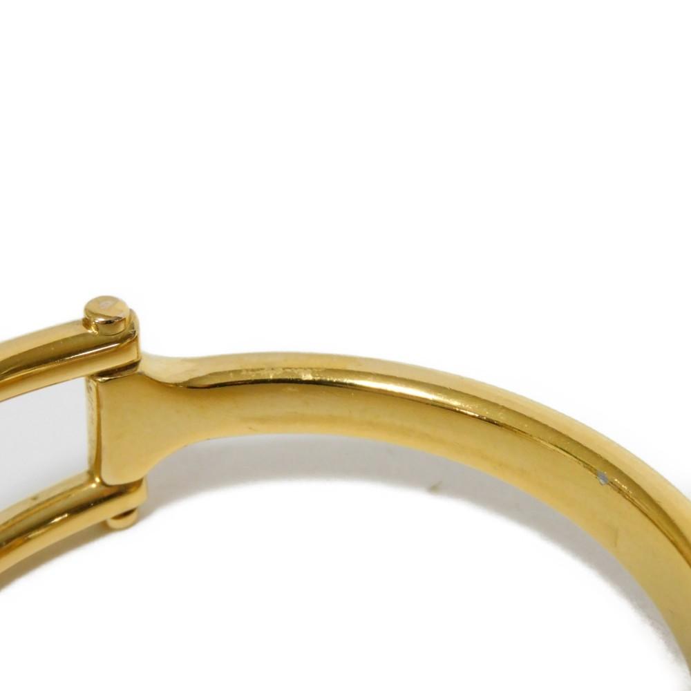 Used 9539 Bangle Watch 1500 7975 Black Dial Quartz Gold Plated Women's from Japan AUTHENTIC