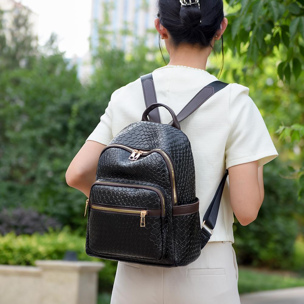 Rucsac de damă din piele moale Rucsac multifuncțional de mare capacitate