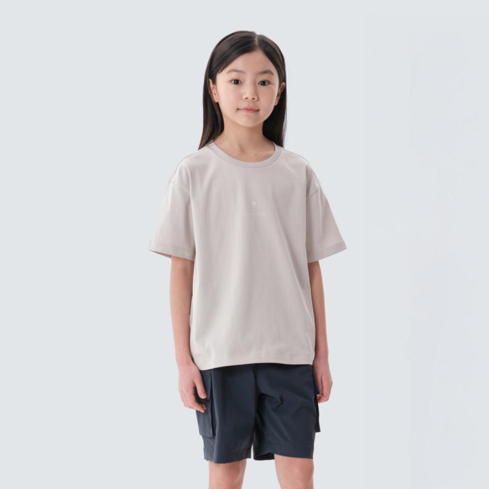 SNOWPEAK Kids Aerocool Asterisk Short-Sleeve T-shirt Sand Beige (S25MKFTS97)