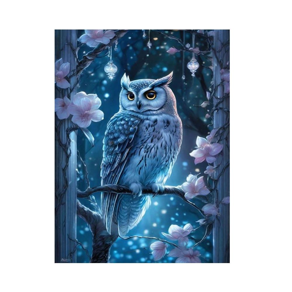 Cute White Owl Picture Full Drills 5D Diamond Painting Mosaic Embroidery Diy Cross Stitch For Home Decorations J3644
