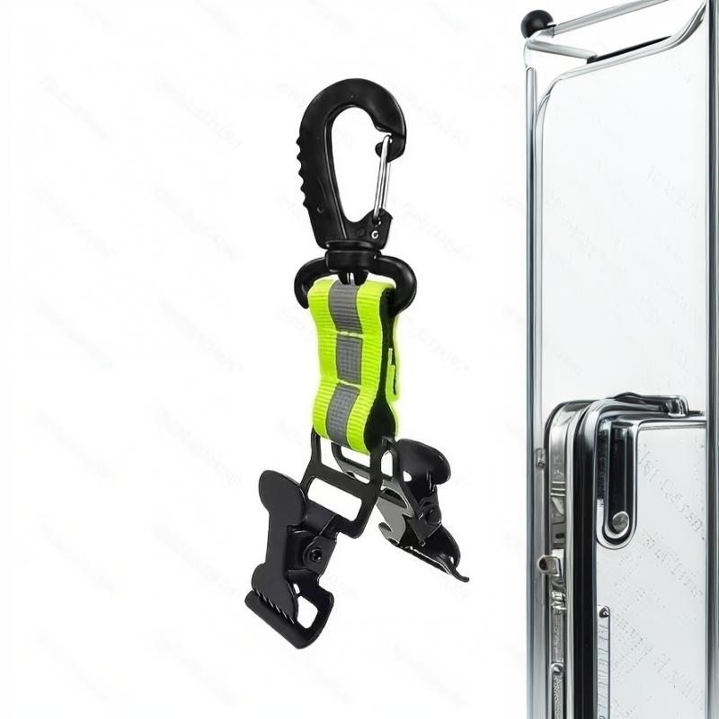 1 Stück Multifunktionale Tragbare Handschuhklemmen Feuerwehrhandschuh-Riemen Grün Grau Arbeitsklemme Fäustling-Clips Handschuh-Halter