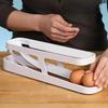 Automatic Scrolling Automatic Scrolling Egg Rack Rolldown Design Double-layer Egg Basket Container Egg Dispenser Box
