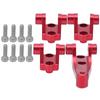 Aluminum Alloy Front Rr Keel Rod Holder St Fit for    4  6 1/10 RC Car