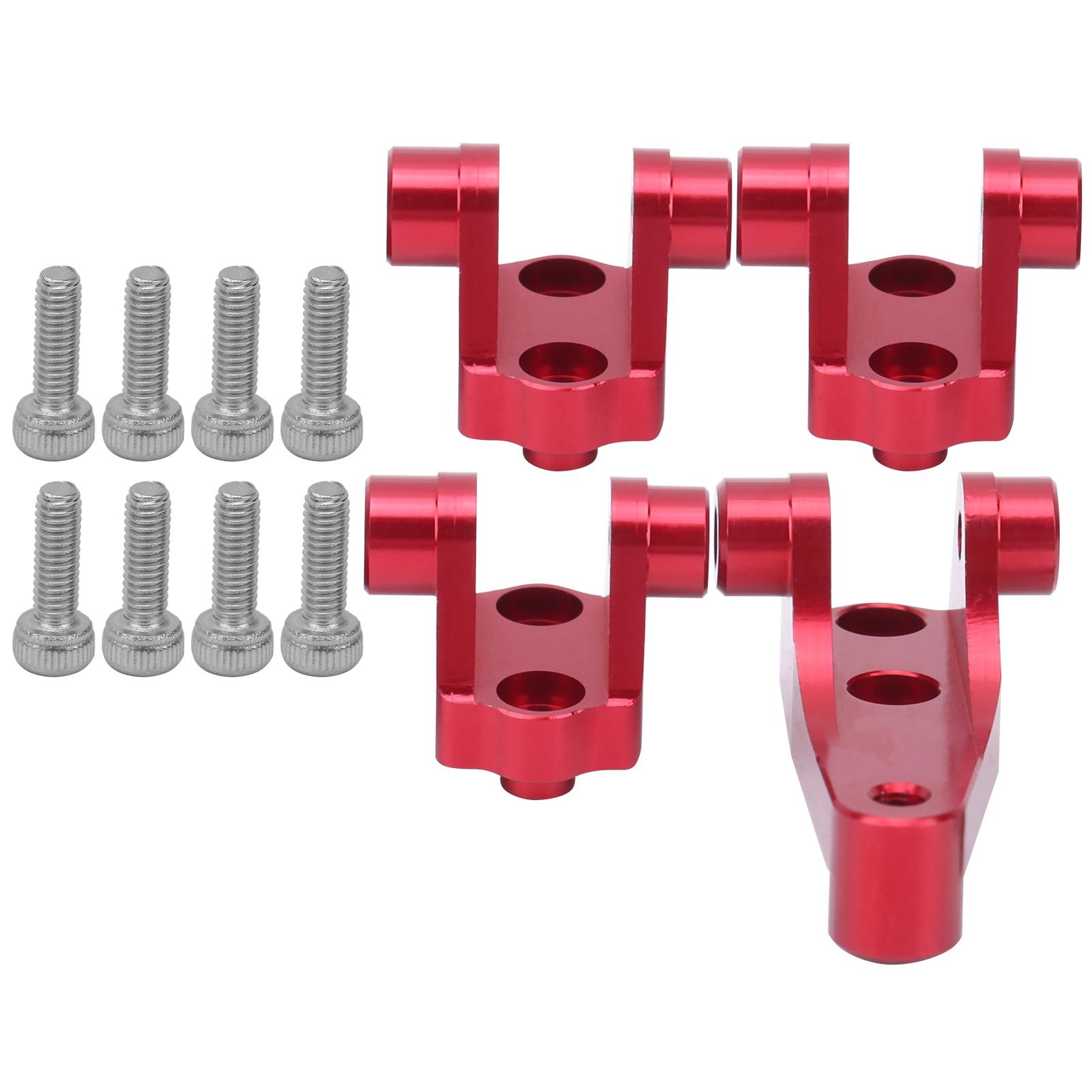 

Aluminum Alloy Front Rear Keel Rod Holder Seat Fit for TRAXXAS TRX4 TRX6 1 10 RC Car червоний