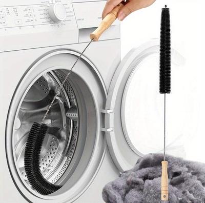 1Pc Long Flexible Rod Dryer Vent Cleaner Brush - Removes Dirt, Dust, Lint Blockage, Coil Brush Auger, Clothes Lint Trap Remover