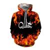 Sudadera con capucha para hombre y mujer, con estampado 3D, a la moda, con diseño de rey y reina, para él y para ella, informal, de gran tamaño