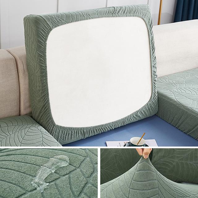 

Waterproof Sofa Seat Cushion Protective Covers 1234 Seats Elastic L Shaped Corner Armchair Cover Sofa Slipcover Sets For Family Room Protector Normal Size (S)-1pc grass зелений колір