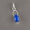 Lapislazuli-Anhänger, handgefertigter Edelsteinschmuck, 925er Sterlingsilber-Anhänger, einzigartiger Design-Schmuckanhänger