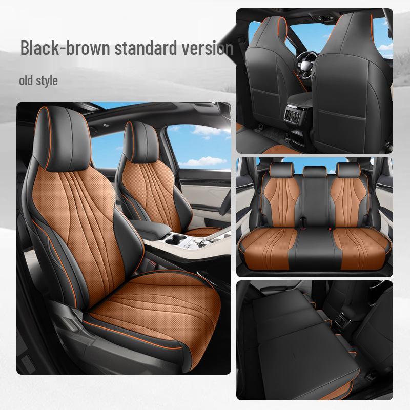 All-Season Full Surround Seat Cover for BYD Song Plus/DMI Five-Seater Car Cushion