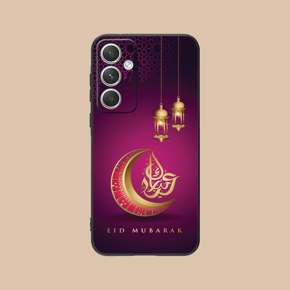 Eid Mubarak Mobile Phone Case for Samsung Galaxy S26 S25 S24 S23 S22 S21 S20 Note20 Plus FE Ultra Colorful Cover Cover Luxury