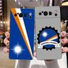 Marshall Islands Flag Phone Case For Google Pixel 10 9 8 7 Pro 9A 8A 7A 6A 6 Pro XL Soft TPU Bumper Black Cover