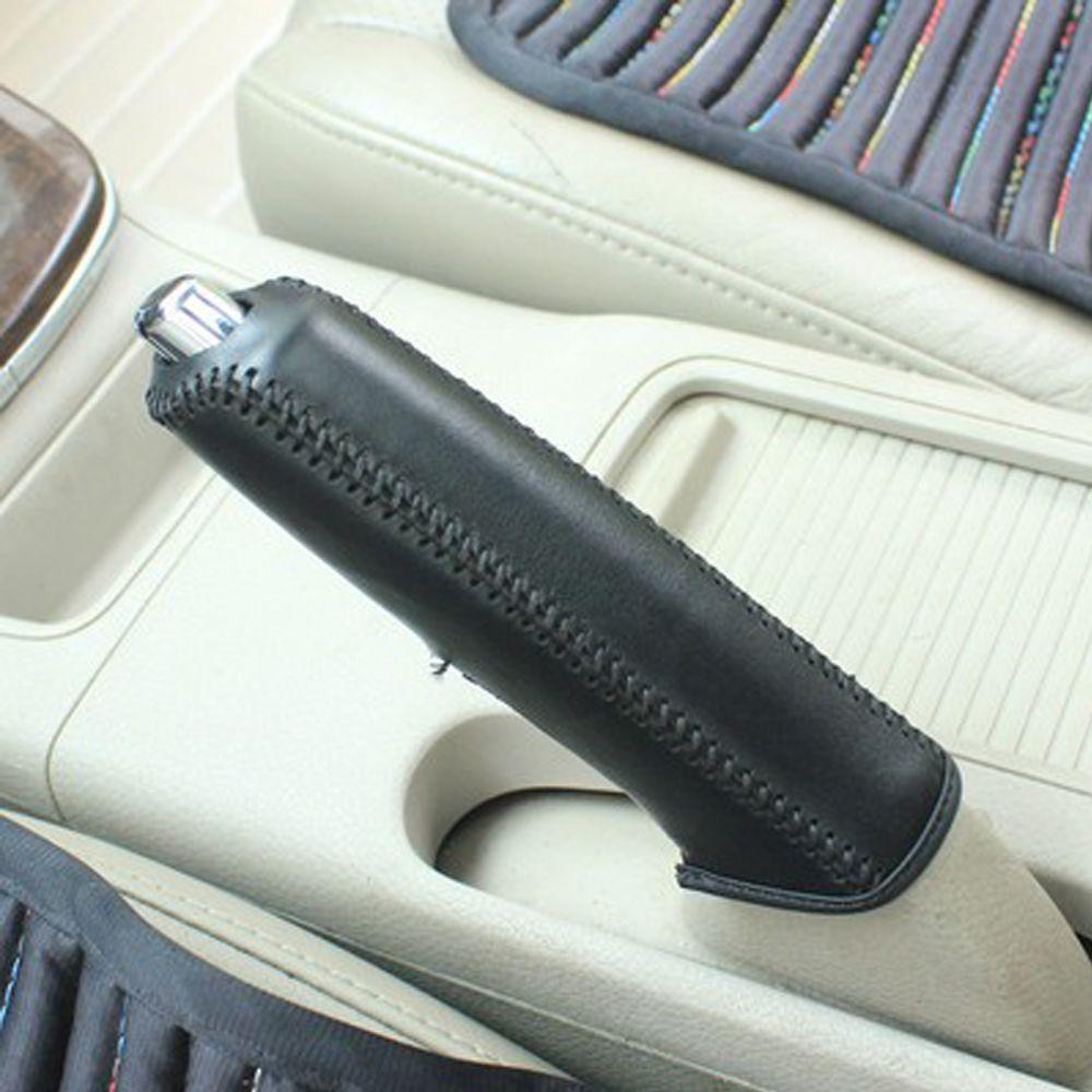 Anti-Slip Handbrake PU Leather Car Accessories Black Handbrake Sleeve  Auto