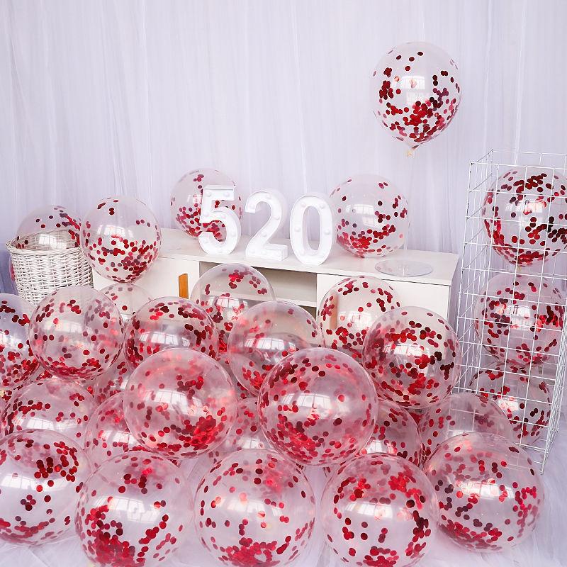 Gold Silver Confetti Balloons Glitter Sequin Globos Helium Balloon Birthday Party Halloween Christmas Party Wedding Decorations