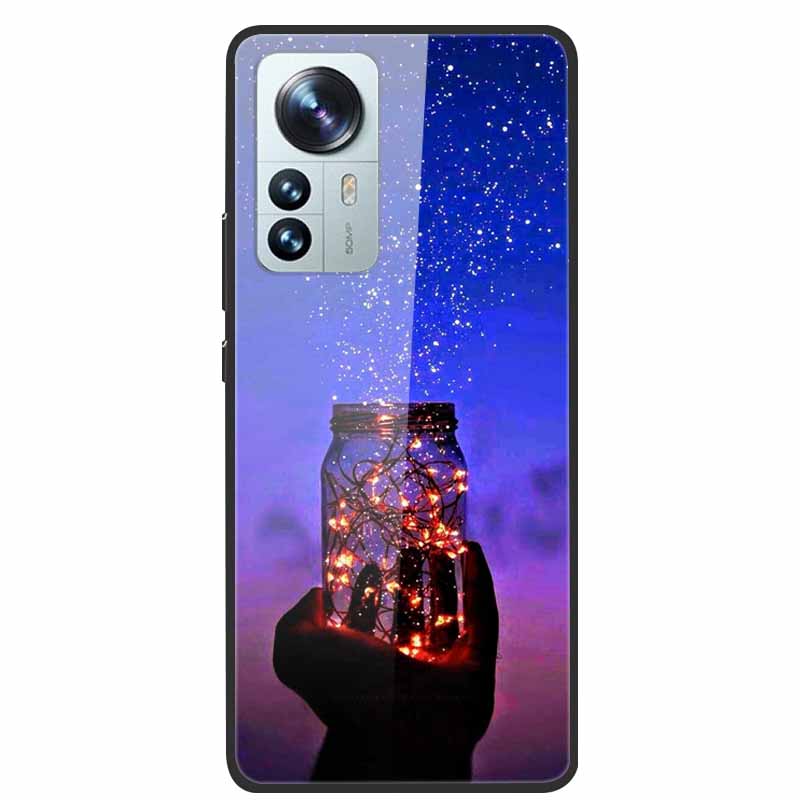 Tempered Glass Cases For Xiaomi 12T 5G Case Hard Phone Back Cover for Xiaomi 12T Pro Protection Shells Mi 12 T 12TPro 2022 Cool