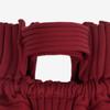 Pleatsmama Big Bow Bag Burgundy