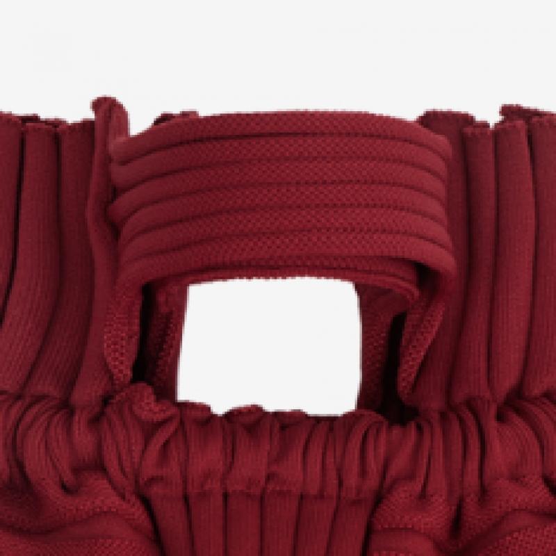 Pleatsmama Big Bow Bag Burgundy