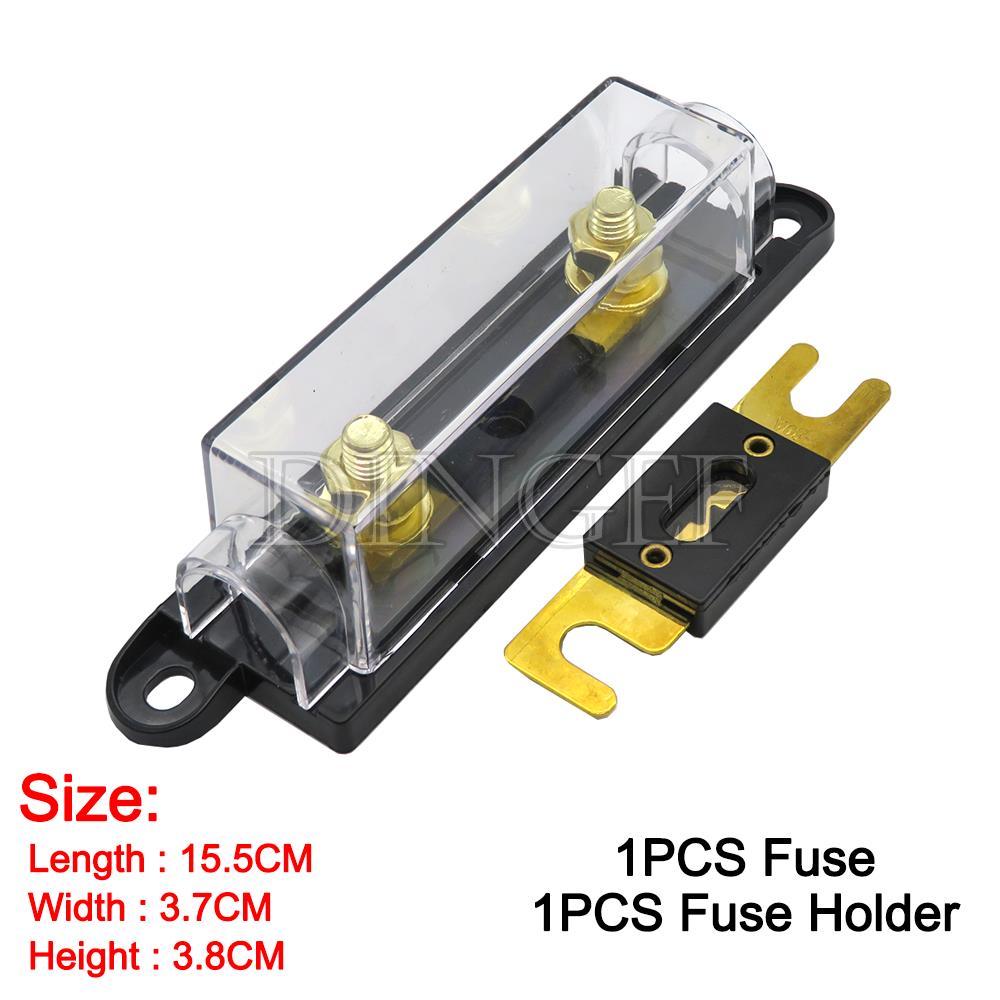 1Set ANL Fuse 60 80 100 120 275 300 400 450A 500 AMP ANS Fuse Holder Bolt-on Fuse Automotive Fuse Holders Fusible Link With Fuse Fuse Holders1