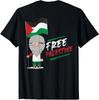 Back Print Free Palestine Flag Keffiyeh Unisex T-Shirt