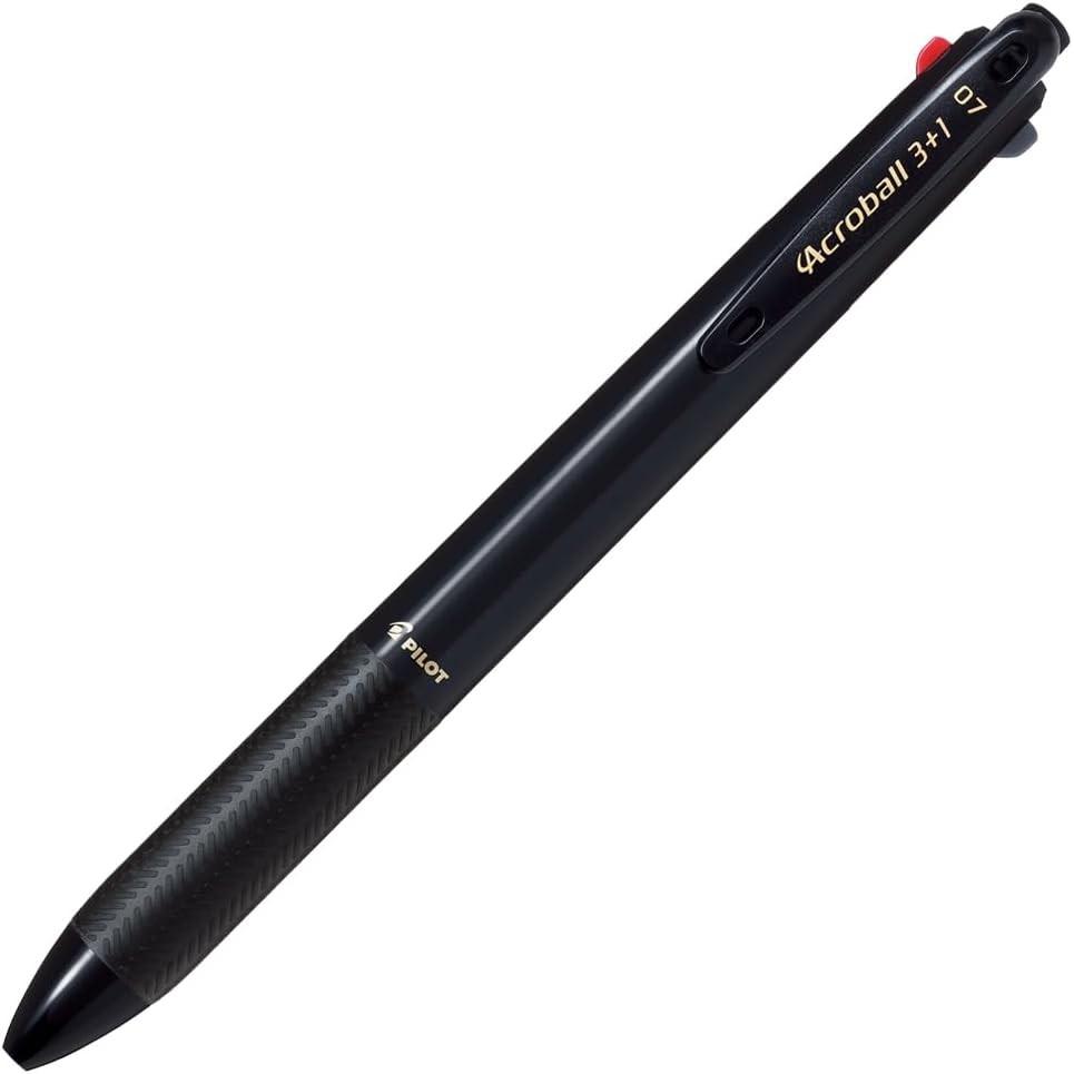 PILOT Acroball 3+1 Multifunction Pen Navy - Black Red Blue 0.7mm Plus Mechanical Pencil