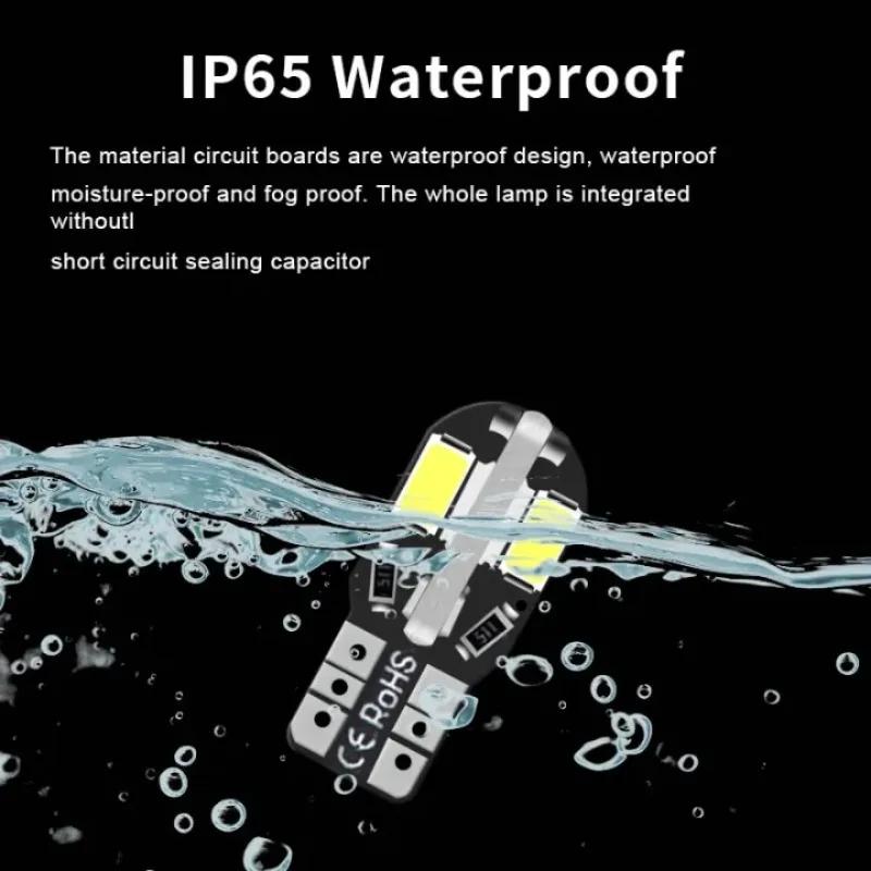 10PCS W5W T10 LED Bulbs Canbus 5730 8SMD 4014 26smd 12V 6000K 194 168 LED Car Map Dome Lights Parking Light Auto Signal Lamp