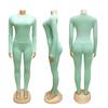 TW815 Women's Brushed Slimming Fitness Set - Sexy, High Elasticity, Fashionable Sportswear for a Stylish Commute