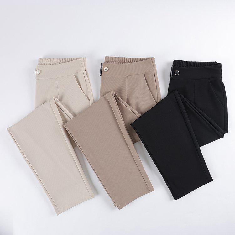 Spring Autumn 2026 Stylish Elastic High Waist Pants for Middle-Aged & Elderly Women