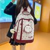 Schoolbag Schoolbag Junior High School Women's Burden Reduction Spine Protection Backpack Student Schoolbag High Value Star Large Capacity Backpack