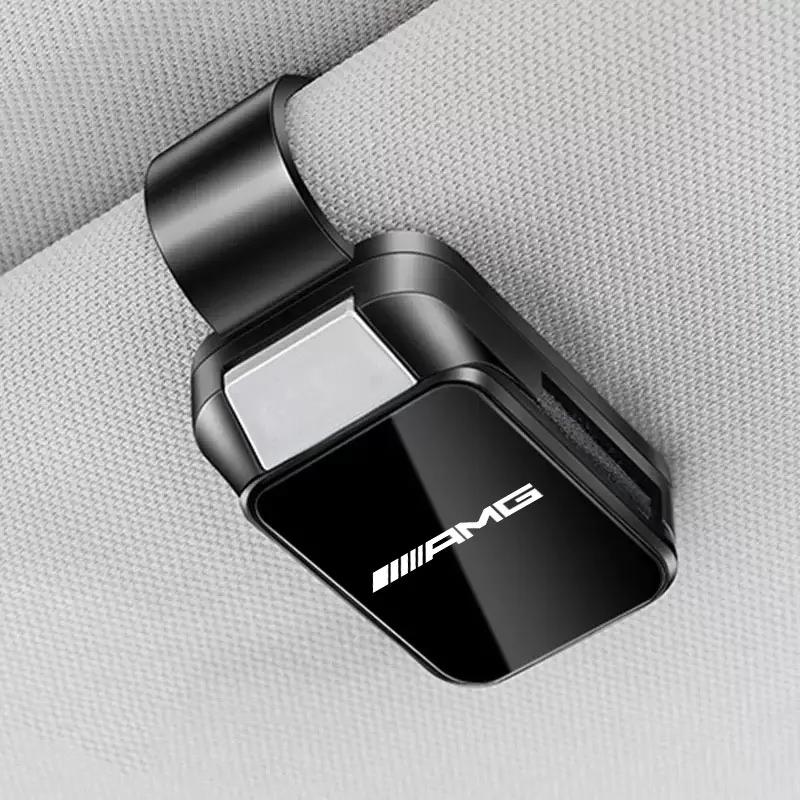 CEJ1 2025 Hot New Car Interior Sun Visor Eyeglasses Holder Sunglasses Clip for Mercedes Benz AMG W203 W206 W220 W205 W211 W212 W201 W