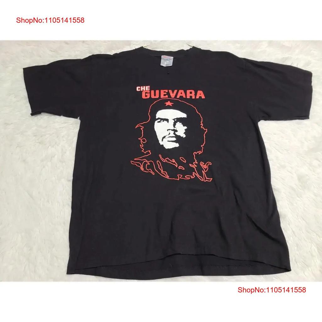 Vtg 90s Rage Against The Machine T Shirt Che Guevara M Back Hit Black Vintage Unisex Fashion Versatile Breathable Casual