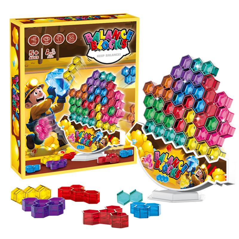 Diamond Miner Balance Stacking Blocks With Interactive Fun For Kids And Family Play