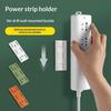5/10PCS Self-Adhesive Wall Mount Power Strip Fixer Hanging Socket Holder No Drilling Cable Organizer for Home Use